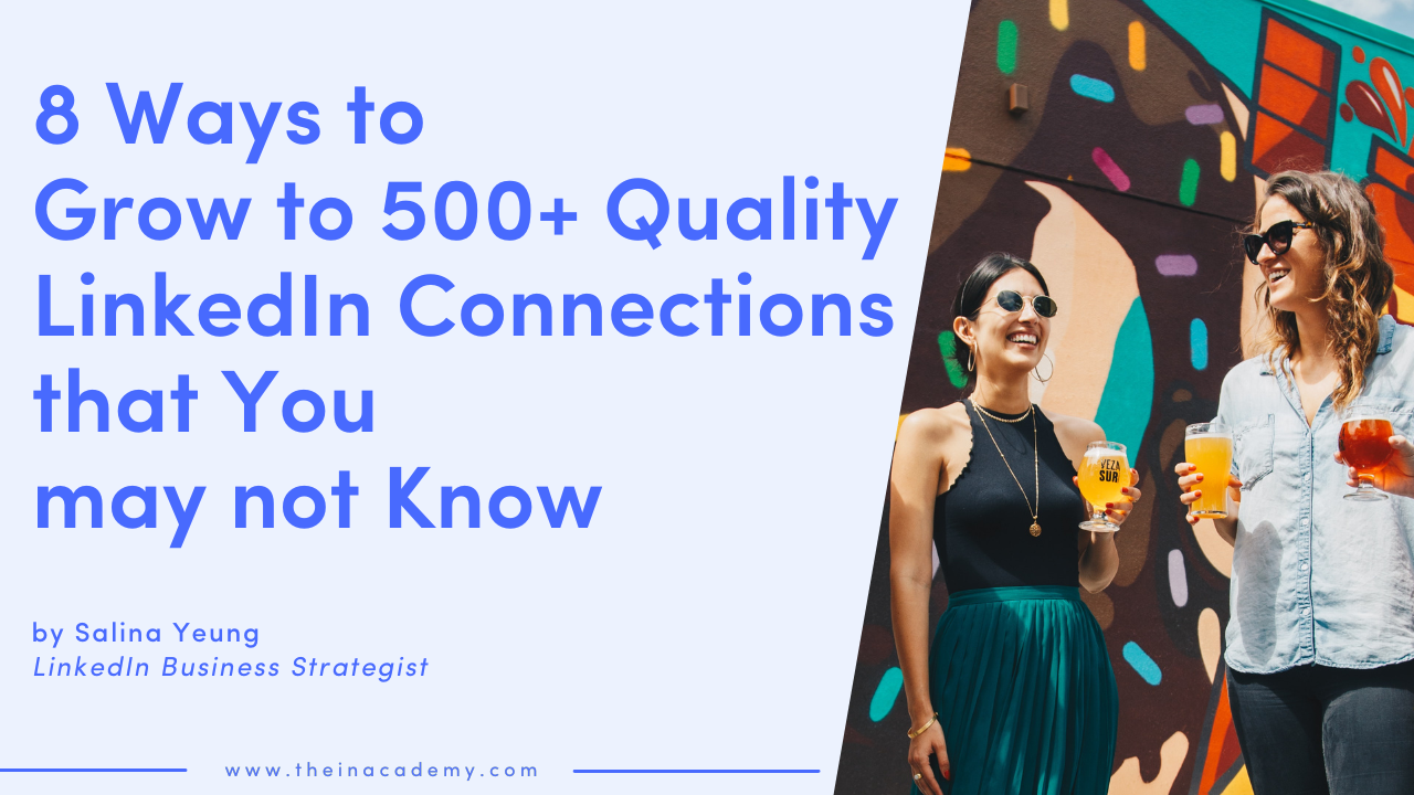 Grow to 500 QUALITY LinkedIn Connection