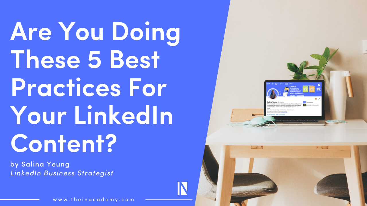 Best Practices for posting on LinkedIn
